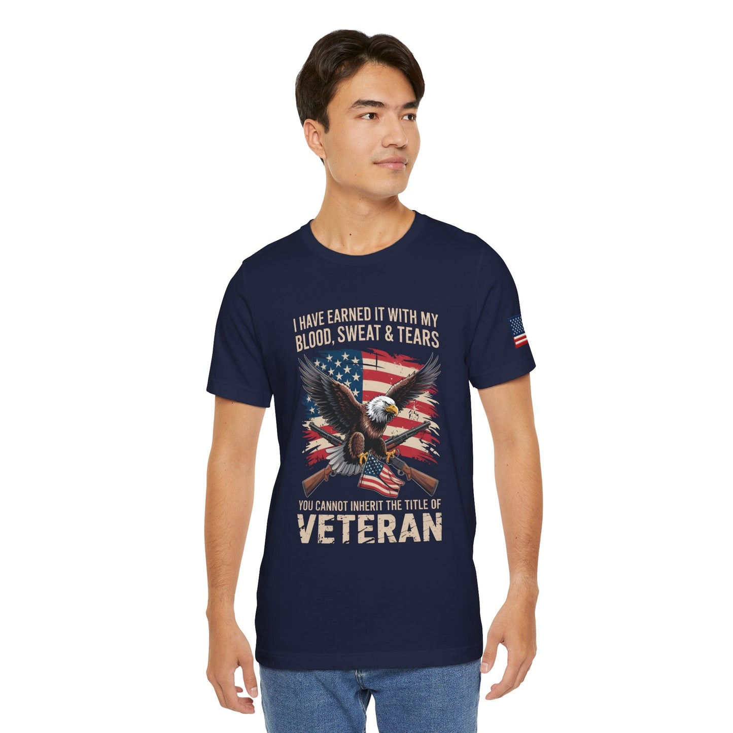 You cannot inherit the title of veteran tee
