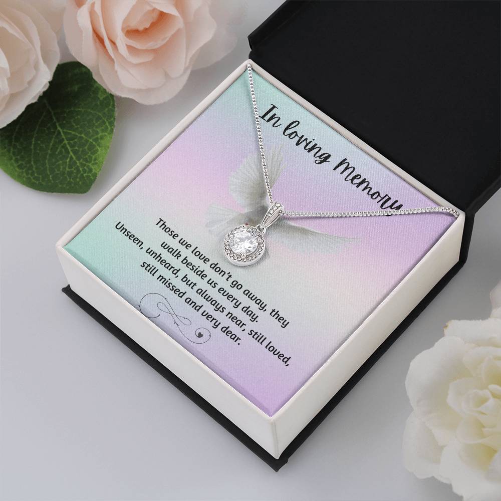 Eternal Hope Necklace in loving memory tribute gift stainless steel