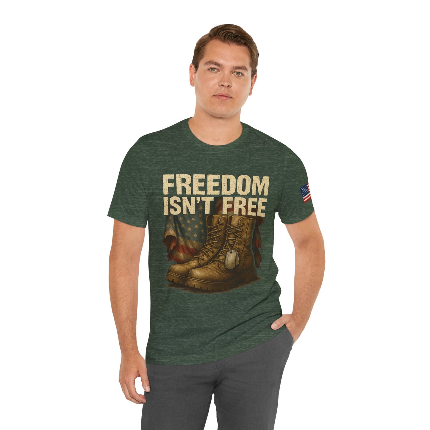 Freedom Isn’t Free Tee – Veteran Tribute Military Shirt