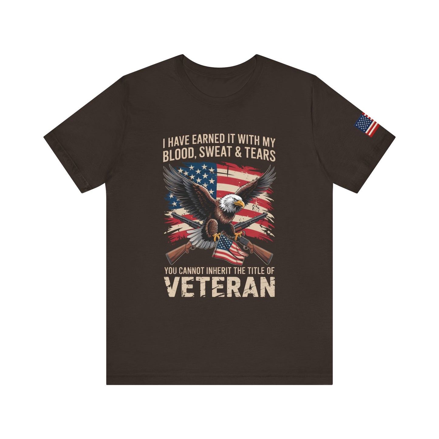 You cannot inherit the title of veteran tee Brown