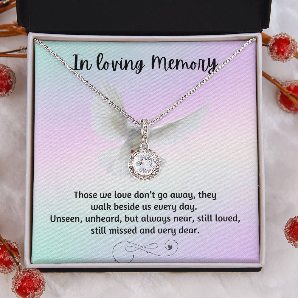 Eternal Hope Necklace in loving memory tribute gift stainless steel