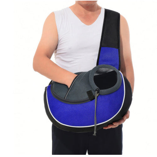 Portable Crossbody Pet Carrier Bag – Outdoor Dog & Cat Travel Sling