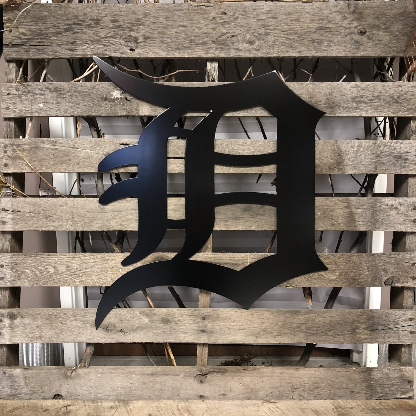 Old English D Metal Wall Art | Detroit Tigers Steel Décor