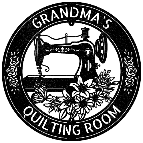 Customized Sewing Metal Sign for Their Quilting Room | Custom Wall Décor