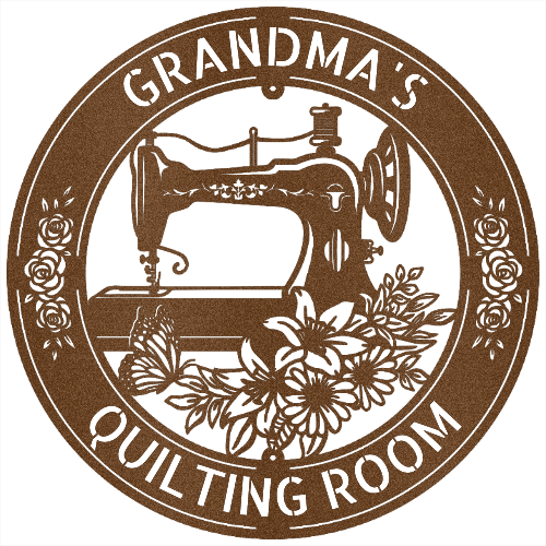 Customized Sewing Metal Sign for Their Quilting Room | Custom Wall Décor
