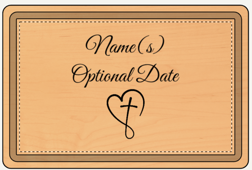 Personalized Engraved Wooden Cutting Board – Custom Laser Cutting Board Gift