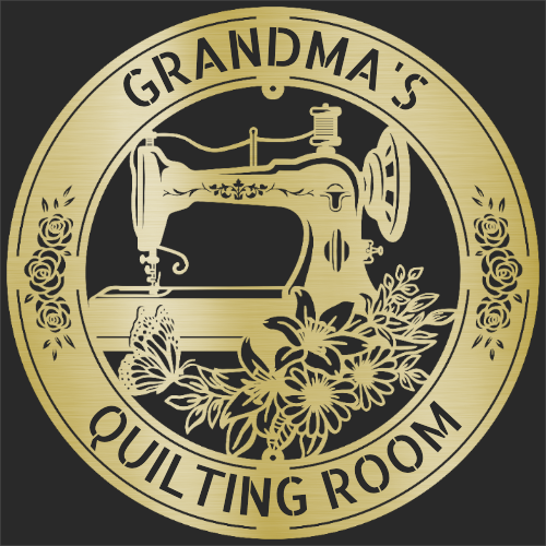 Customized Sewing Metal Sign for Their Quilting Room | Custom Wall Décor