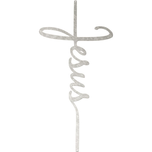Religious wall sign – Jesus cross design made from 16 gauge steel