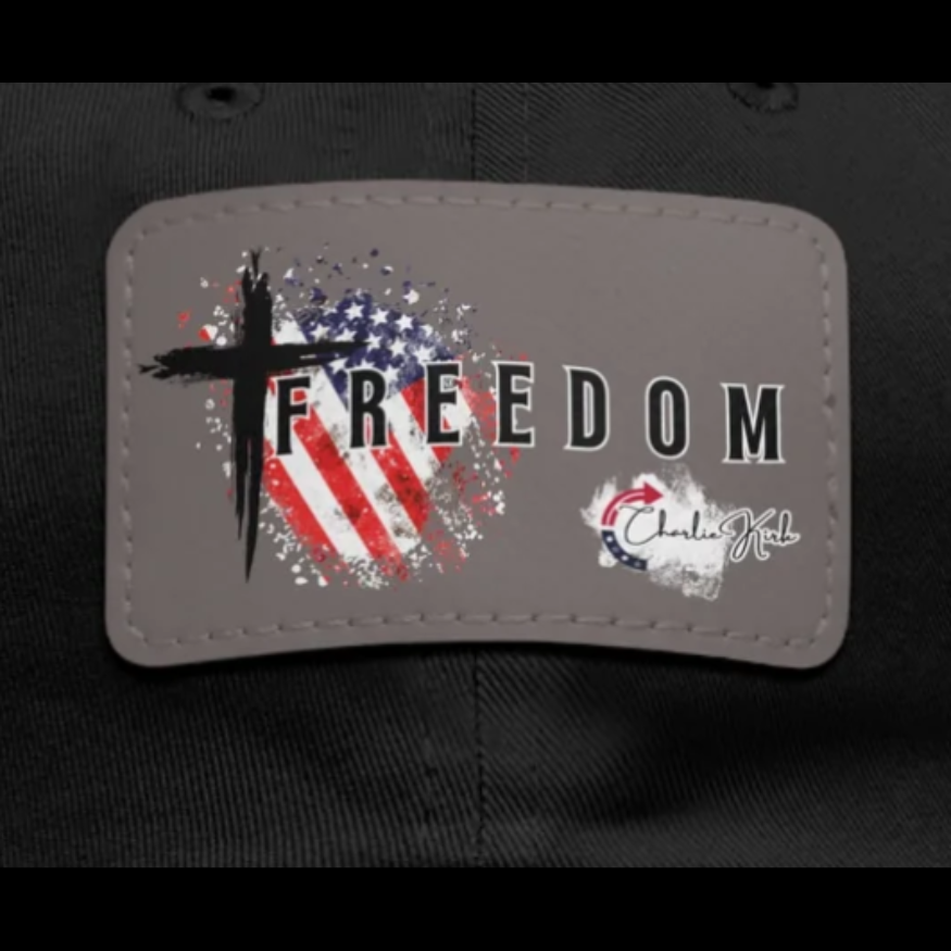 Freedom Turning Point Charlie Kirk Patch