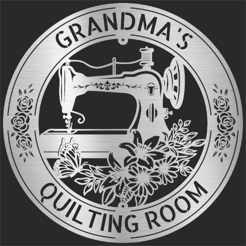 Customized Sewing Metal Sign for Their Quilting Room | Custom Wall Décor