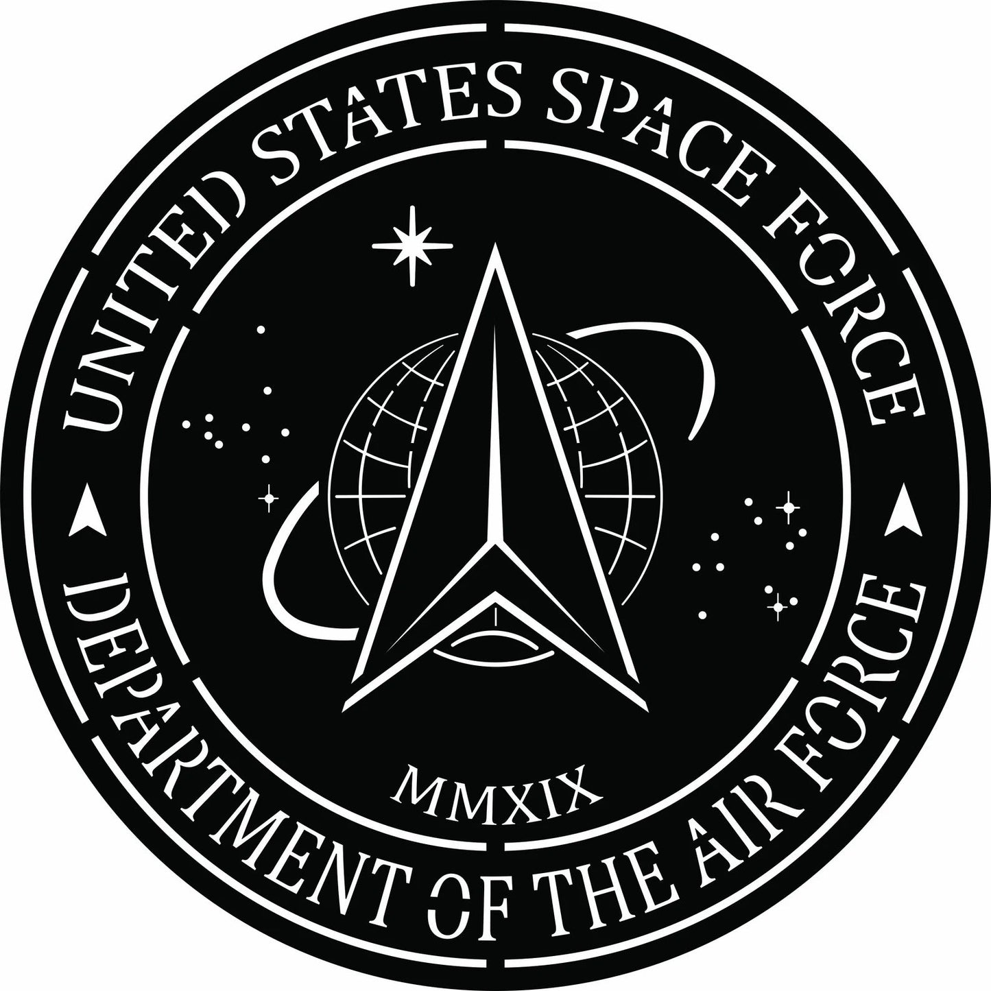 United States Space Force Metal Wall Art Logo | Premium Military Decor