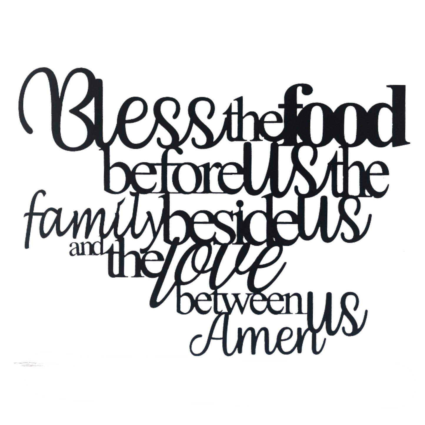 Blessing Metal Wall Art Sign – Inspirational Home Décor