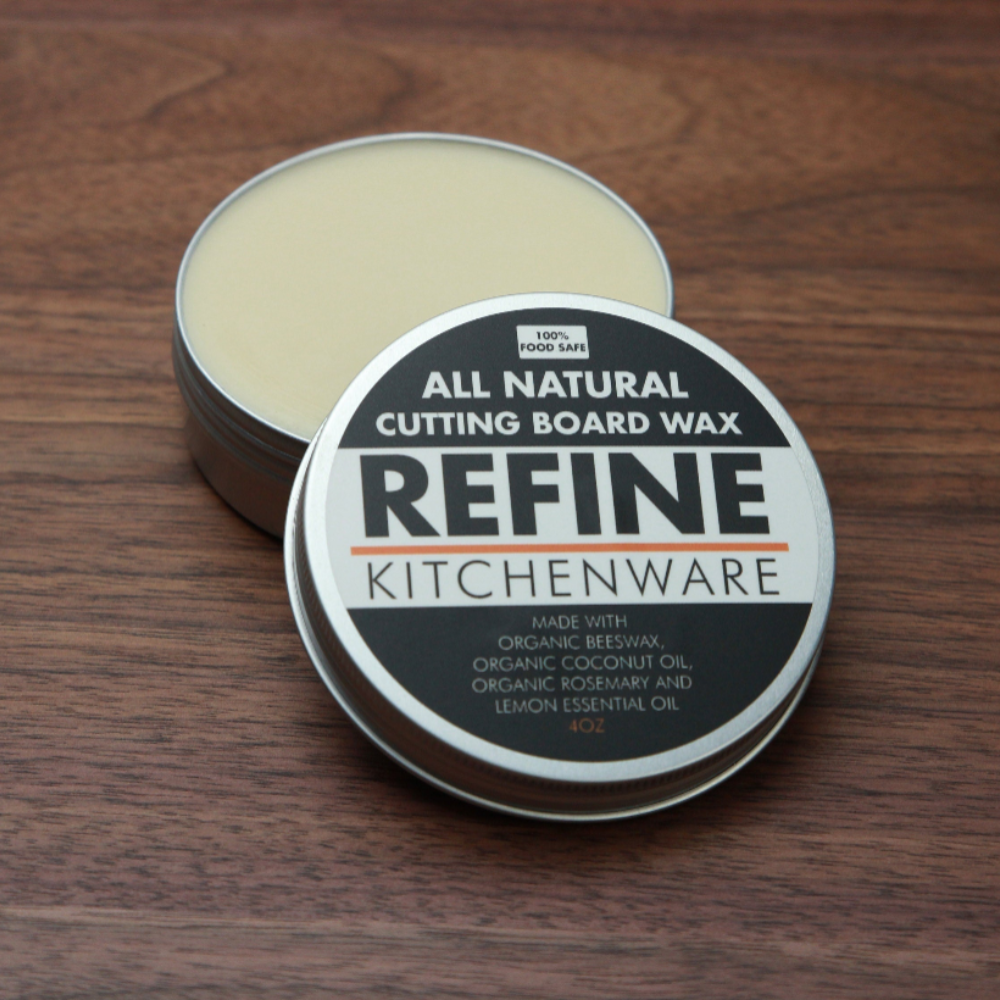 All Natural Cutting Board Wax, Handmade in the USA With Organic Coconut Oil and Organic Beeswax