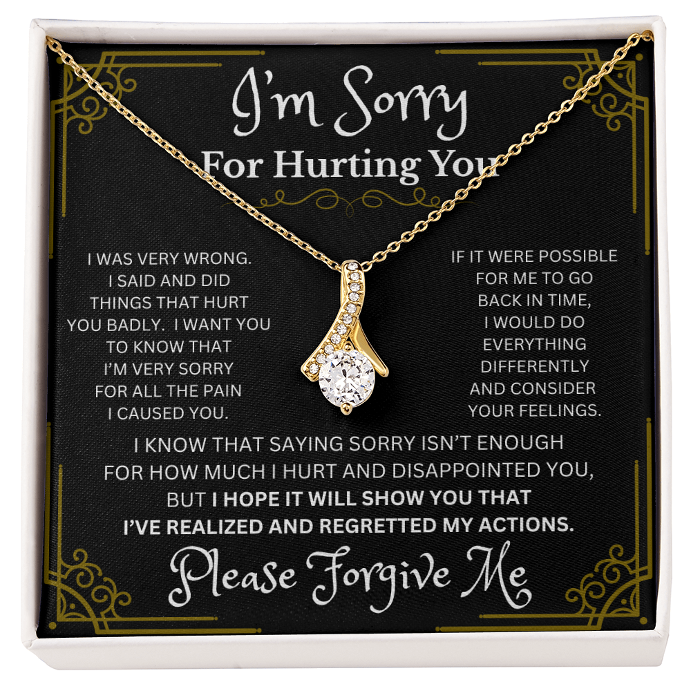Alluring Beauty Necklace - Please Forgive Me Gold