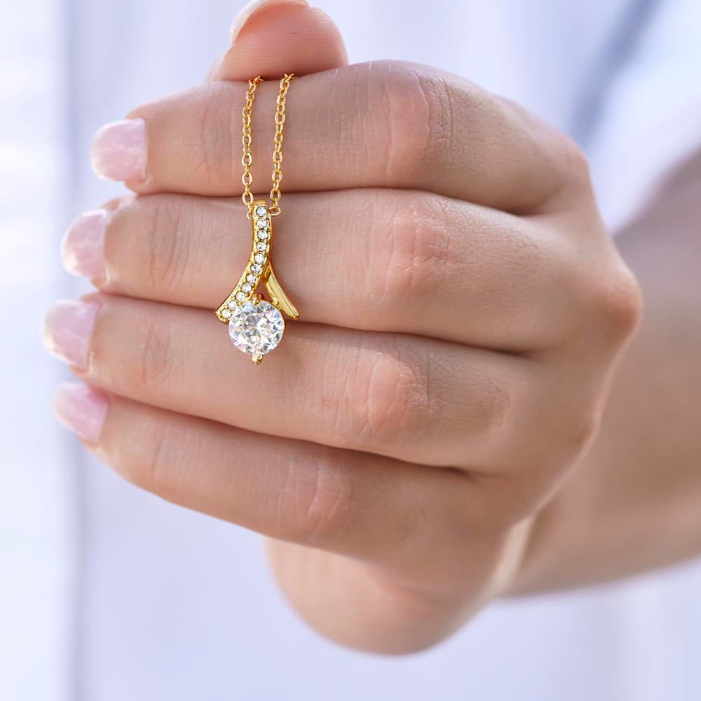 Gold Toned Alluring Beauty Necklace