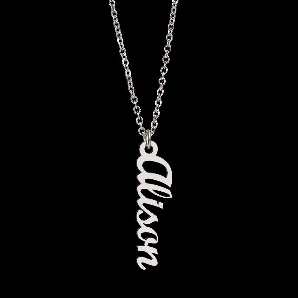 Custom name necklace gift for daughter