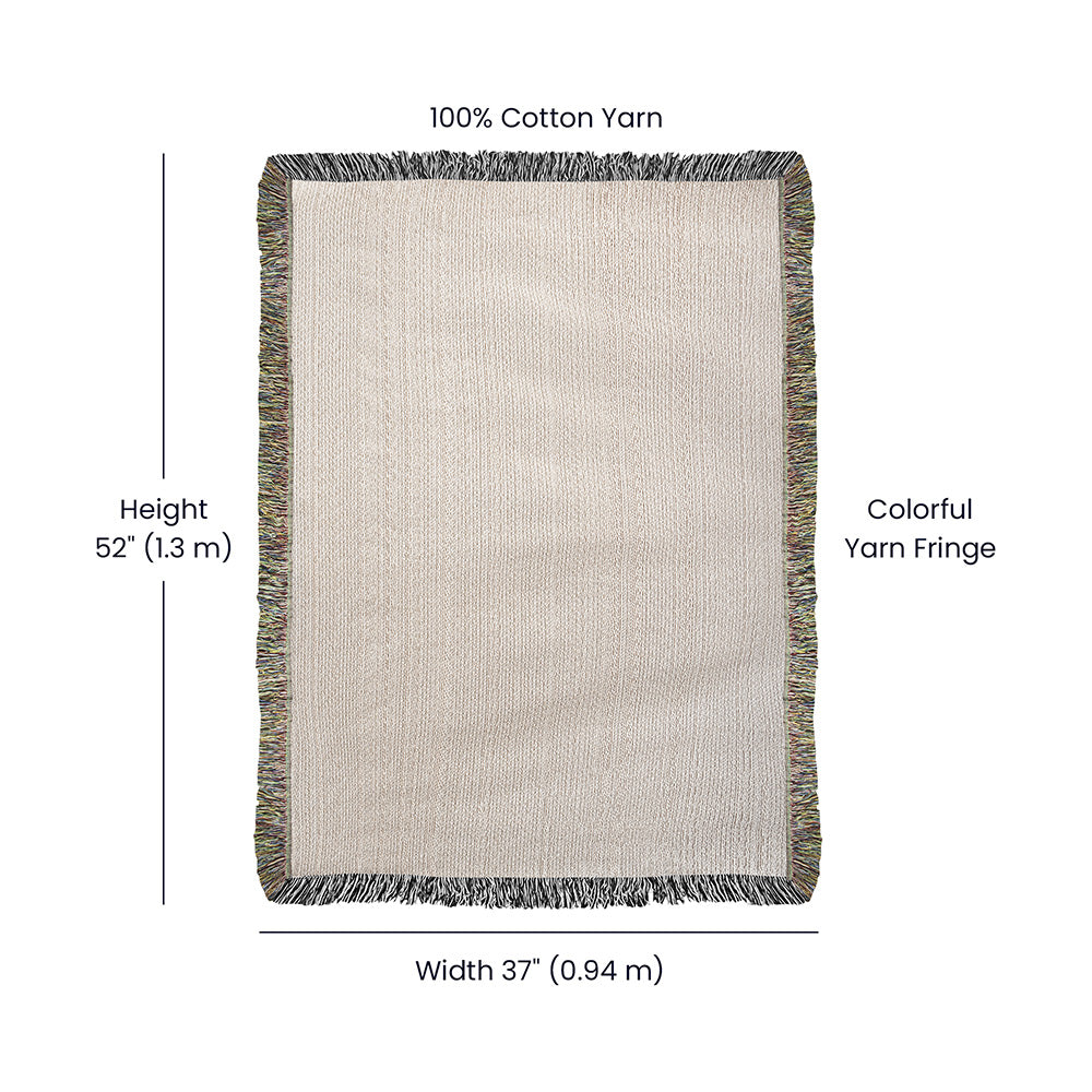 Heirloom woven photo blanket sizes