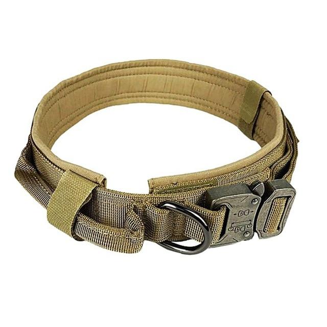 Durable Military Tactical Dog Collar – Heavy Duty / Adjustable K9 Gear