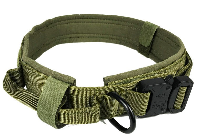 Durable Military Tactical Dog Collar – Heavy Duty / Adjustable K9 Gear