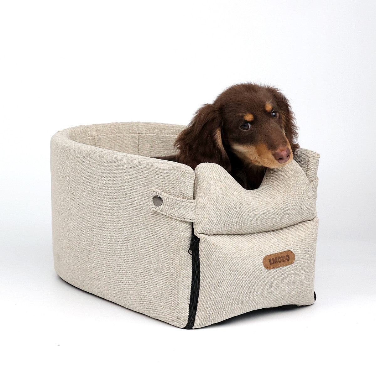 Portable Dog Car Seat Bed & Carrier – Central Console + Small Dog Travel