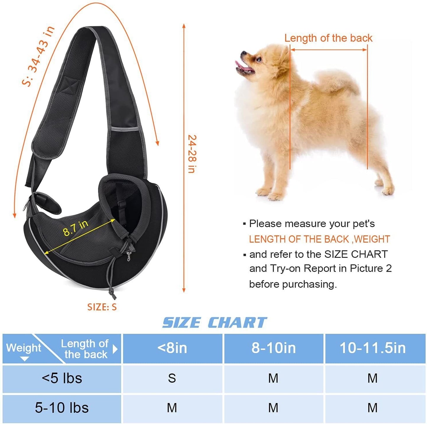Portable Crossbody Pet Carrier Bag – Outdoor Dog & Cat Travel Sling