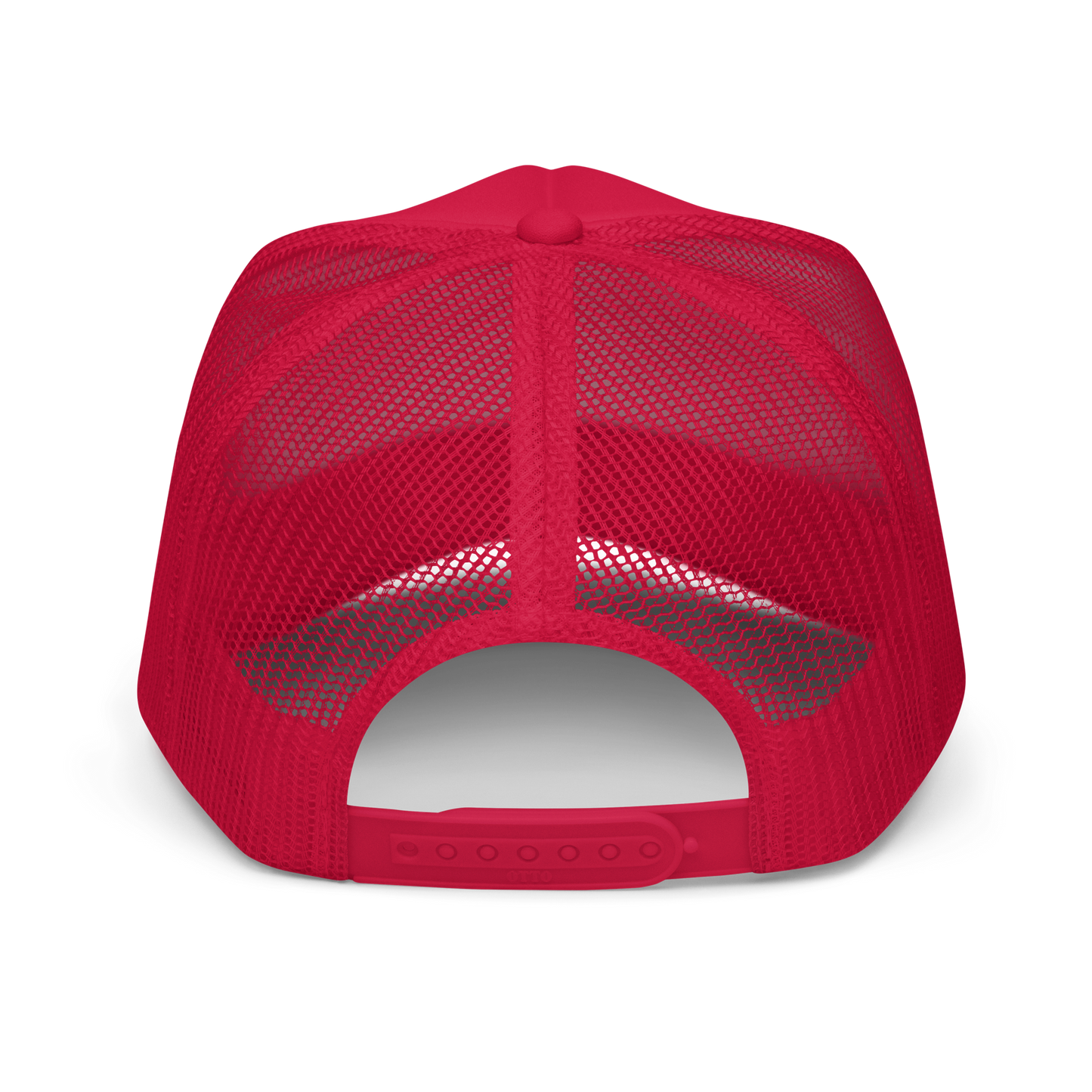 Adjustable snapback foam trucker cap