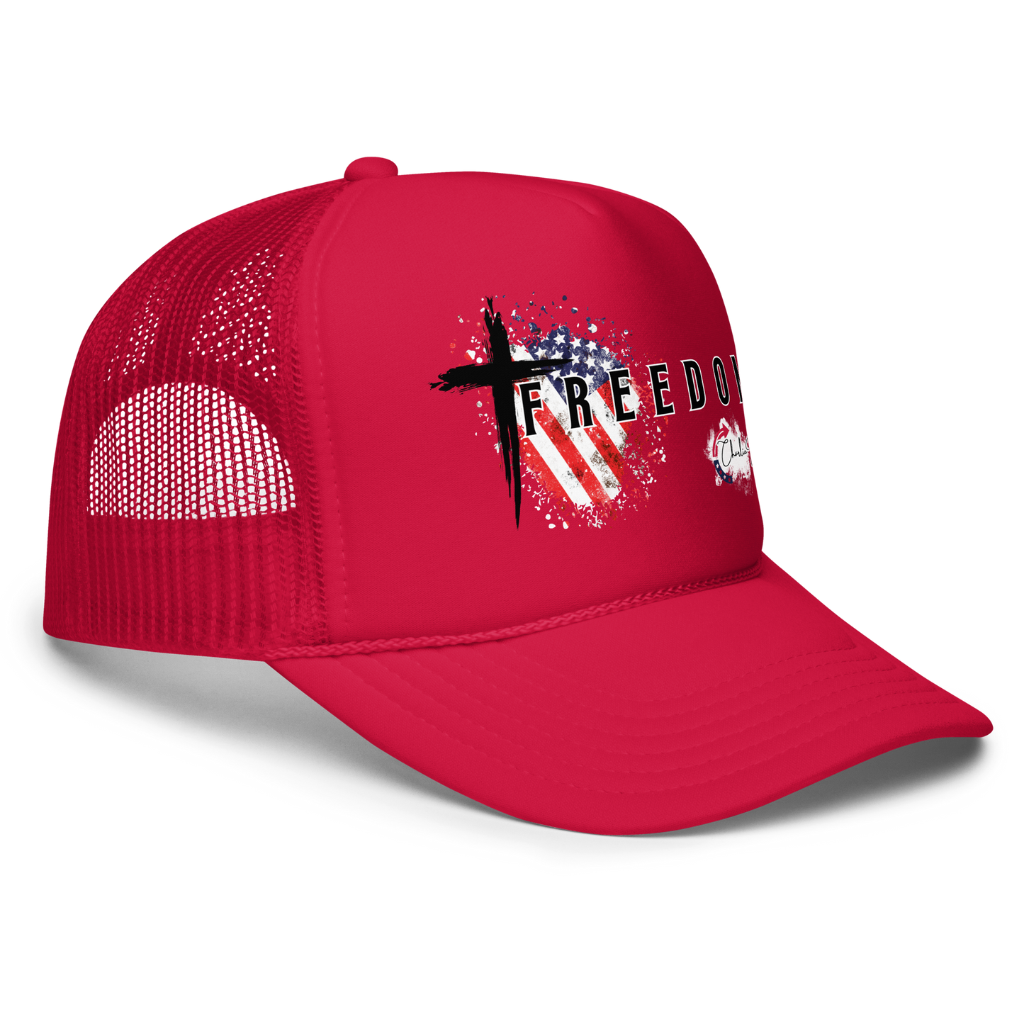 Adjustable snapback foam trucker cap