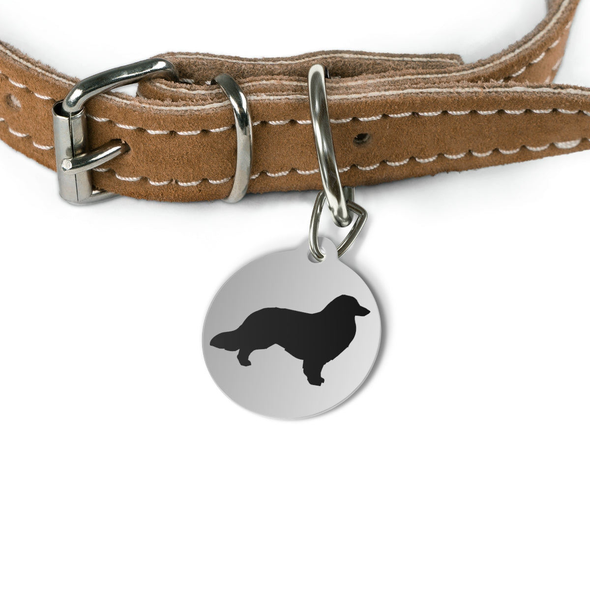Custom pet ID tag stainless steel personalized dog cat name phone