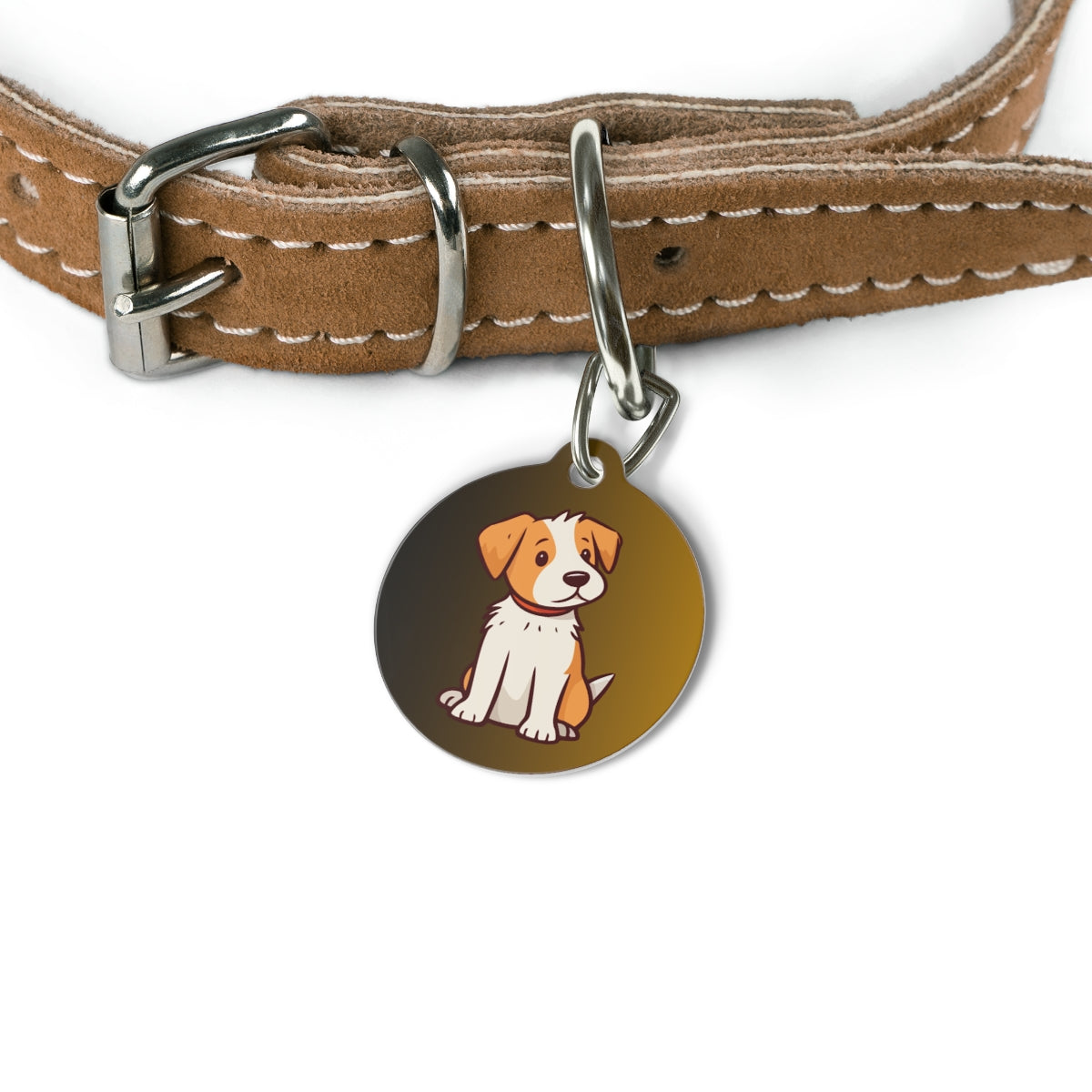 Custom pet ID tag stainless steel personalized dog cat name phone