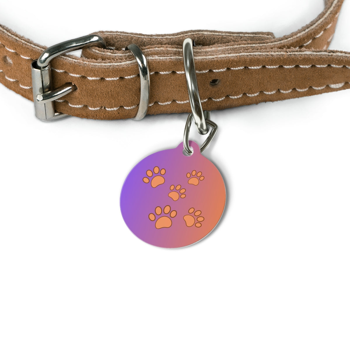 Custom pet ID tag stainless steel personalized dog cat name phone