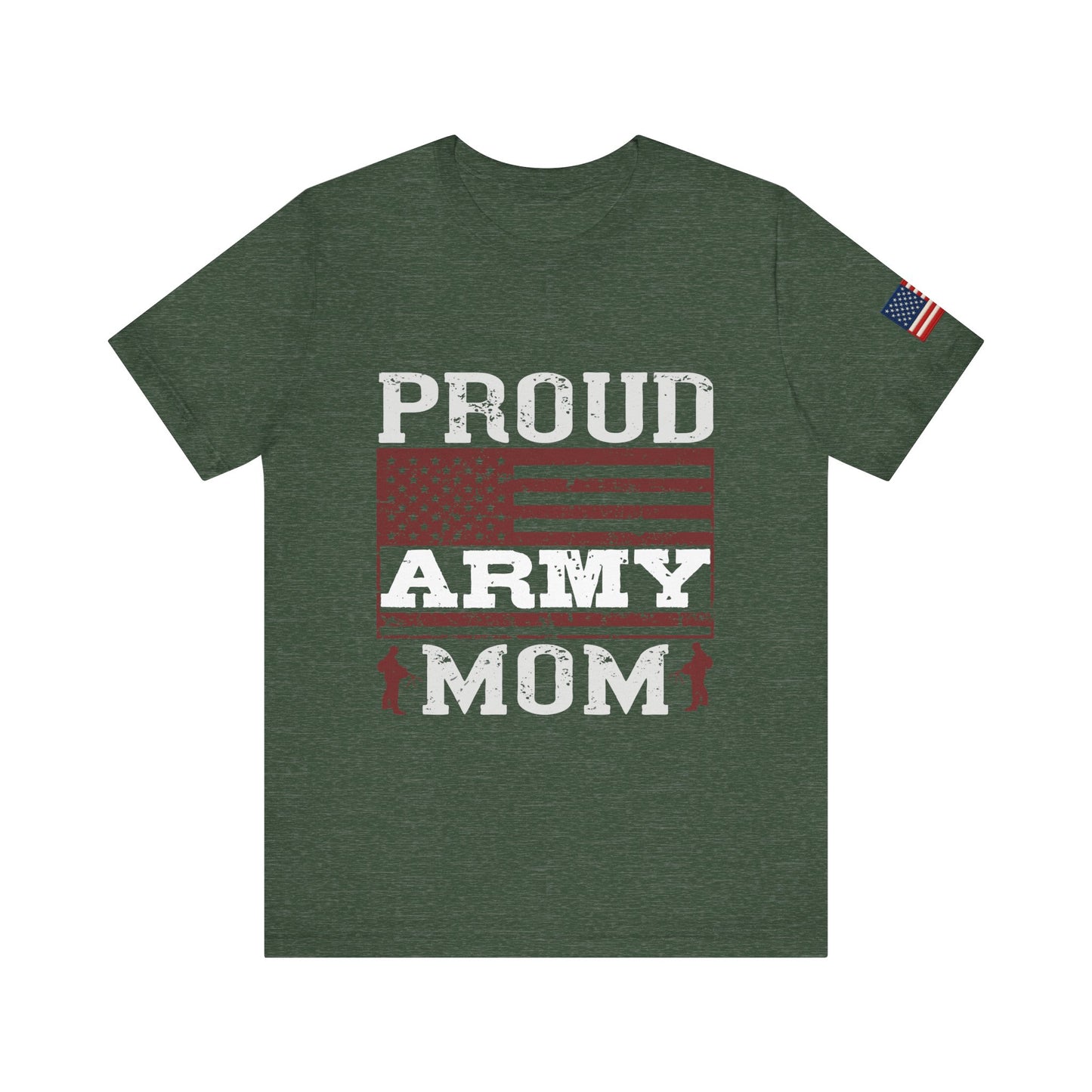 Proud Army Mom Tee – USA Pride Military Mom Tribute T-Shirt