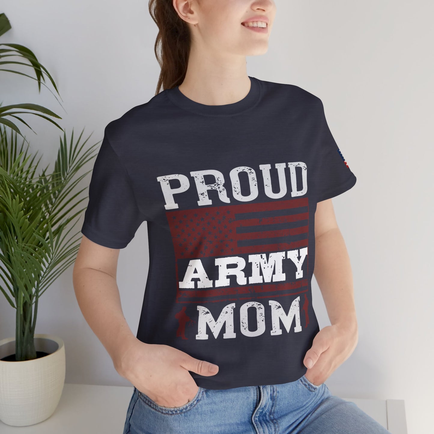 Proud Army Mom Tee – USA Pride Military Mom Tribute T-Shirt