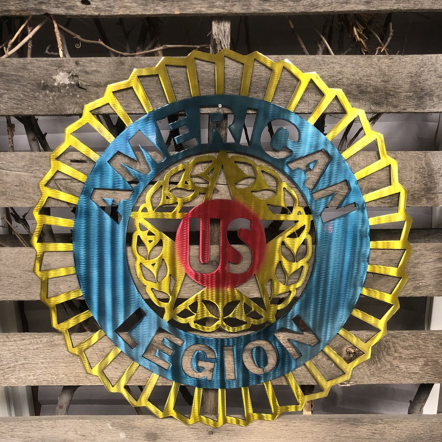 American Legion Metal Wall Art Logo | Veteran & Patriotic Decor