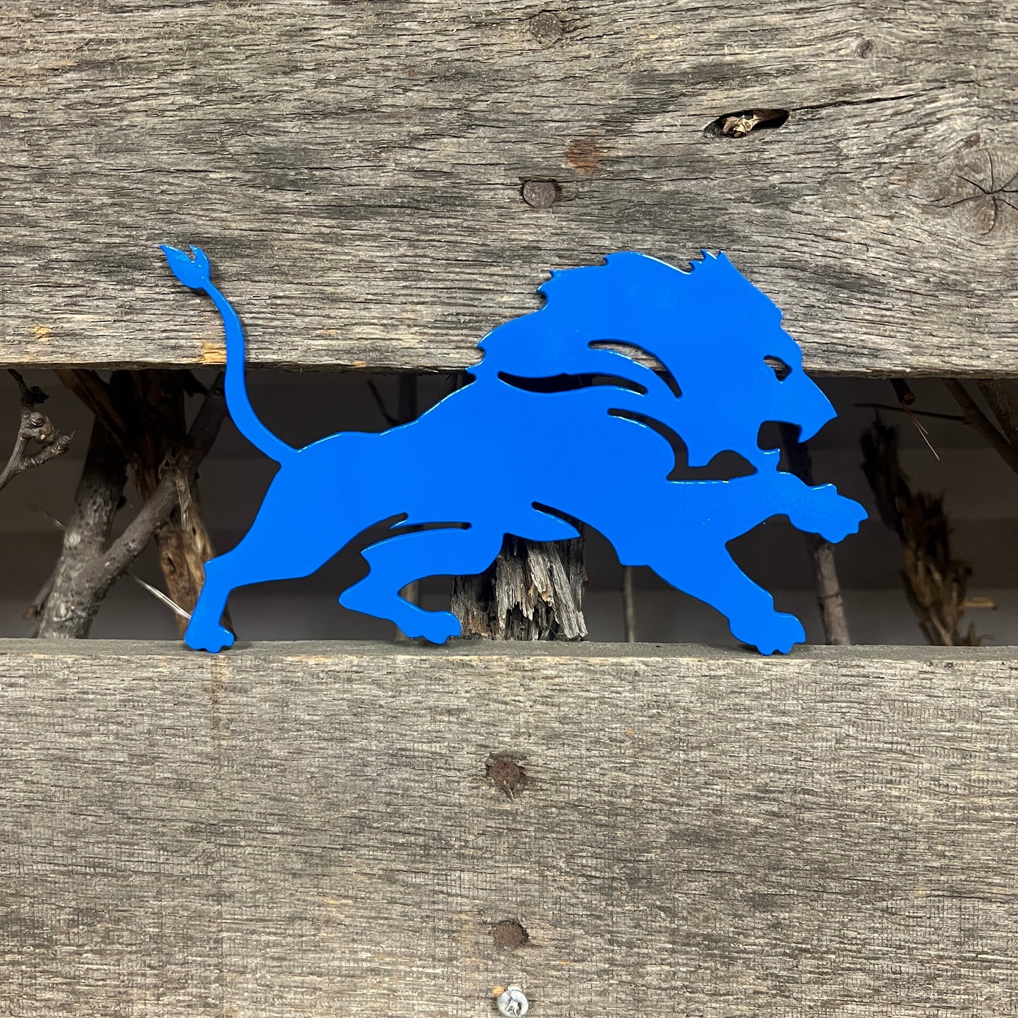 Detroit Lions Metal Magnet | Premium Steel Team Magnet