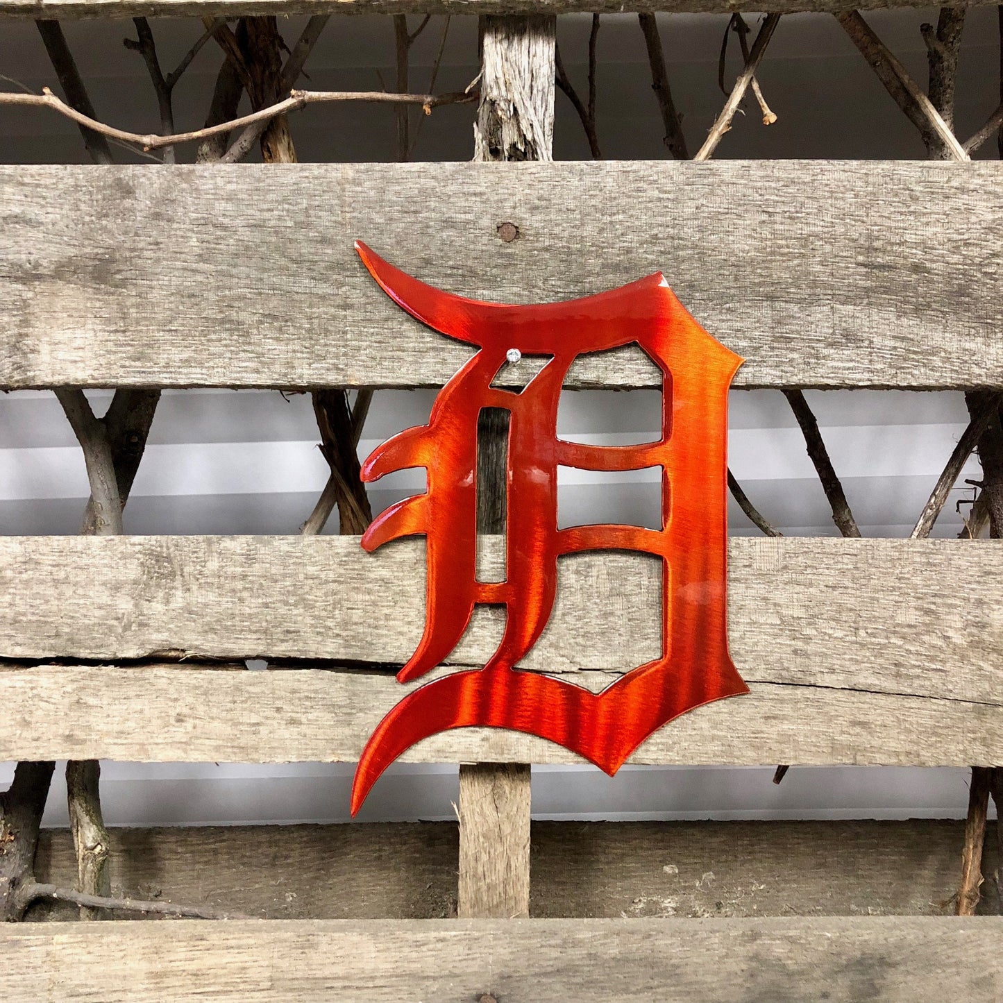 Old English D Metal Wall Art | Detroit Tigers Steel Décor