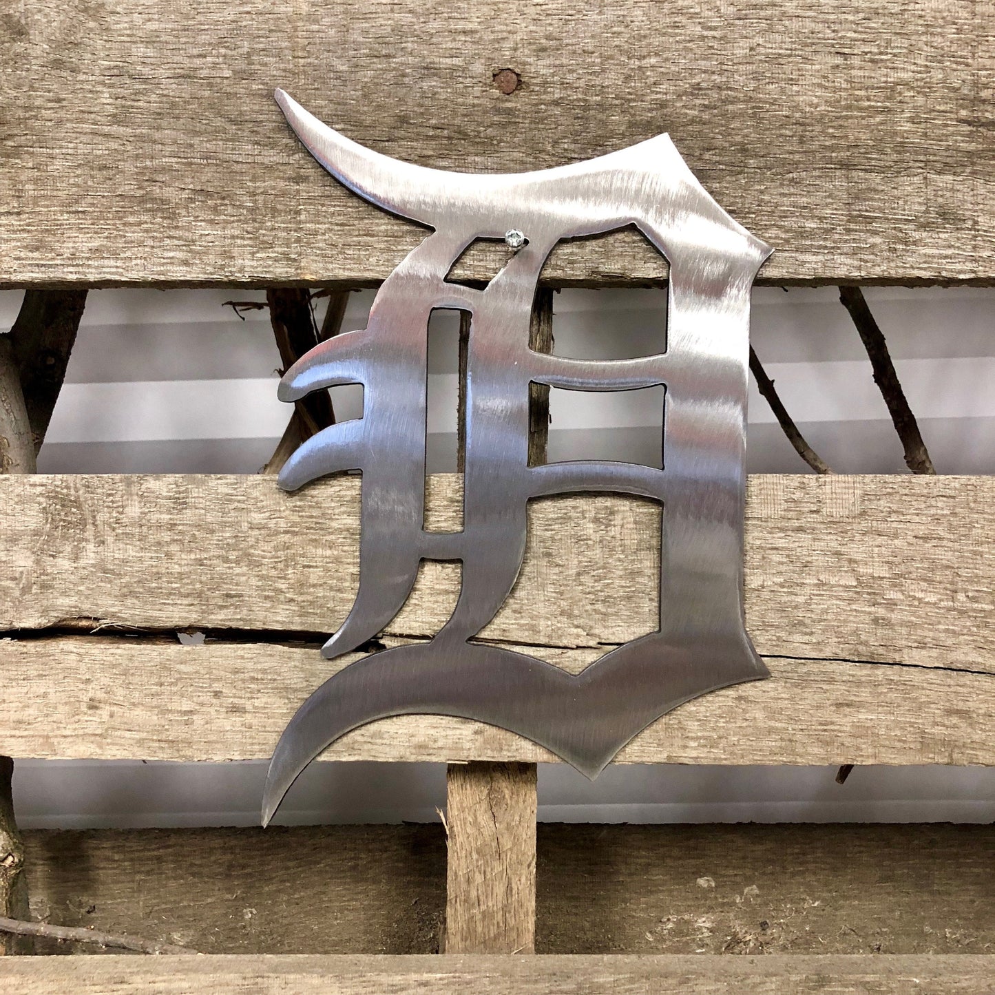 Old English D Metal Wall Art | Detroit Tigers Steel Décor