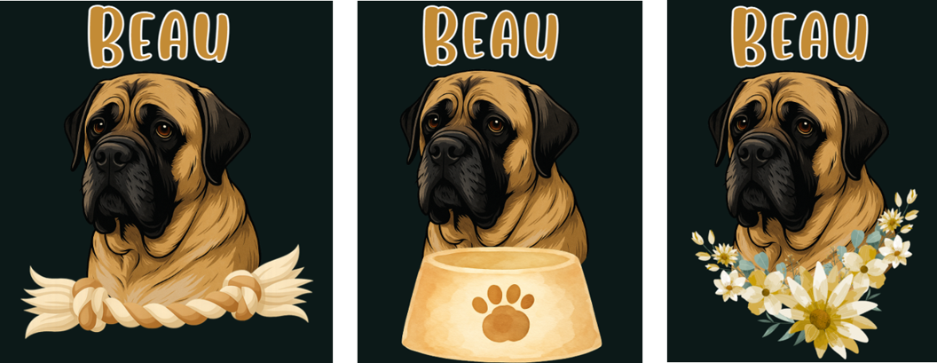 Examples of Pet Design Options
