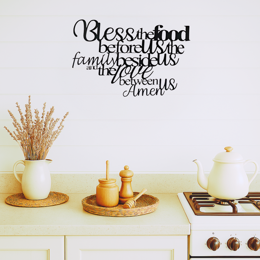Blessing Metal Wall Art Sign – Inspirational Home Décor