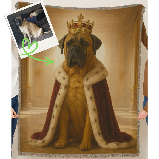 Custom Fantasy Printed Woven Blanket – 100% Polyester, 46×56 in, Fringe Edged