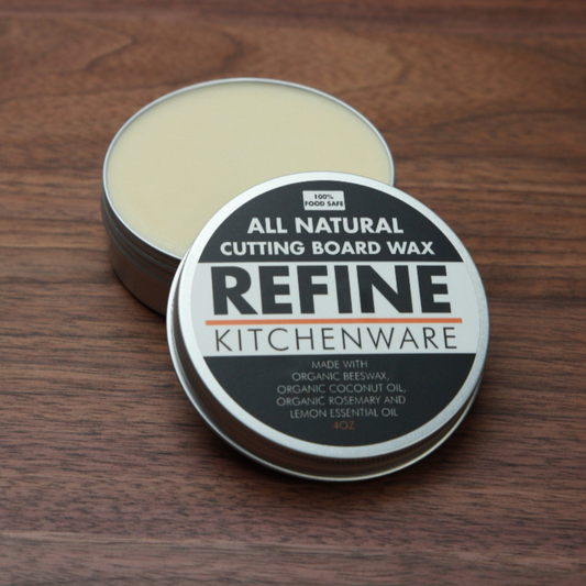 All Natural Cutting Board Wax, Handmade in the USA With Organic Coconut Oil and Organic Beeswax