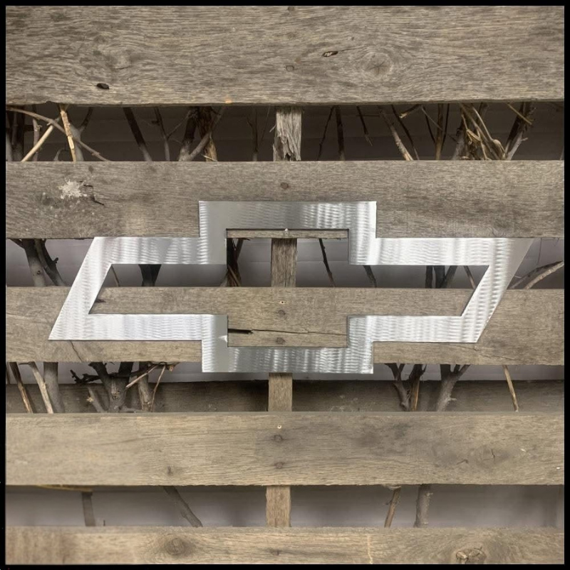 Chevy Bowtie Logo Metal Wall Art | Premium Garage & Man‑Cave Steel Décor