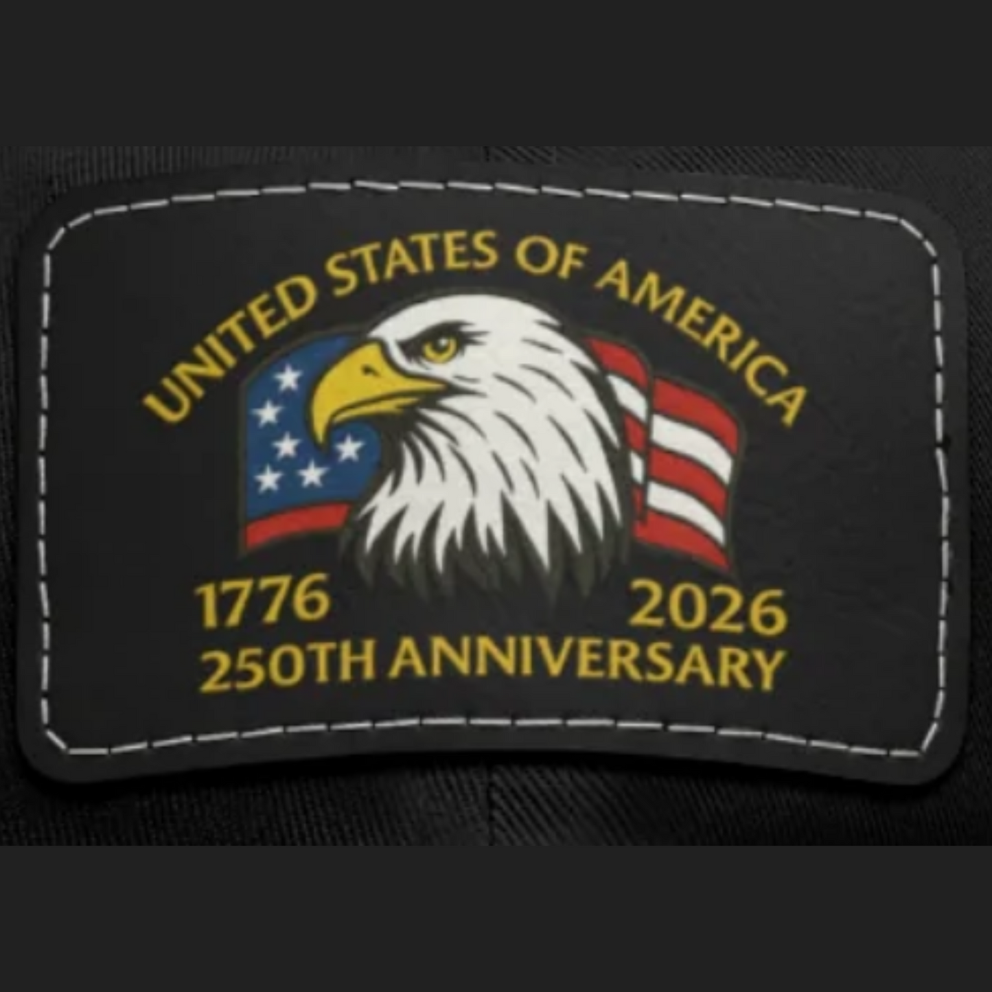 250th Anniversary Leather Patch Hat – Adjustable Chino-Twill Dad Cap