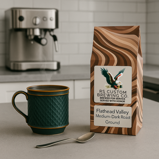 Flathead Valley Coffee Blend (Medium-Dark Roast) - RS Custom Brewing Co.