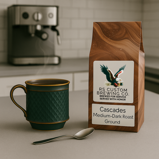 Cascades Coffee Blend (Medium-Dark Roast) - RS Custom Brewing Co.