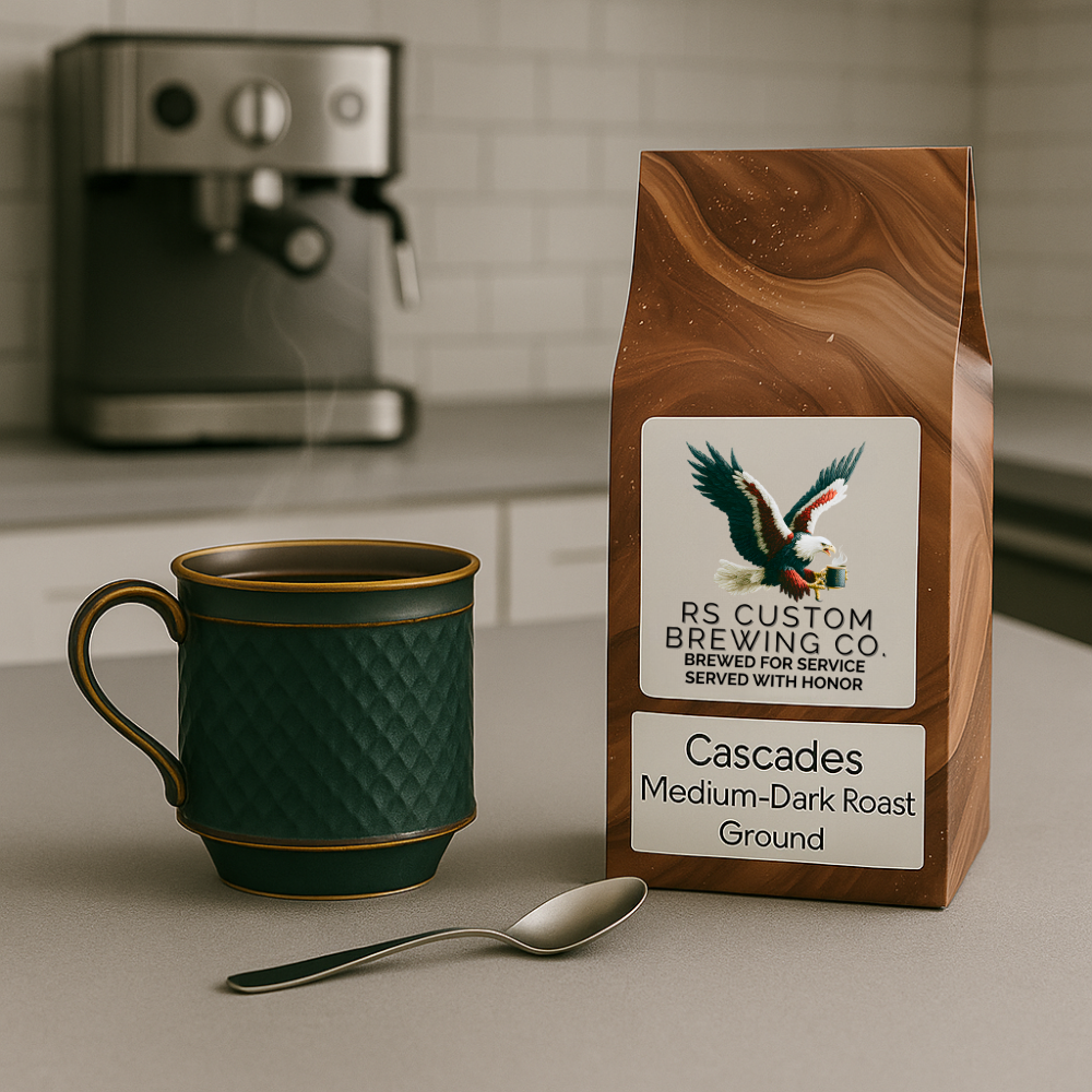 Cascades Coffee Blend (Medium-Dark Roast) - RS Custom Brewing Co.