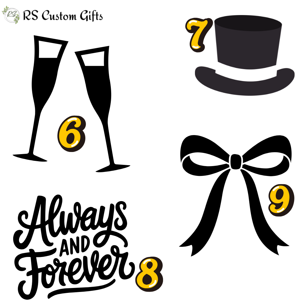 Custom Engraved - 8 oz Champagne Flutes – Wedding & Anniversary Gifts