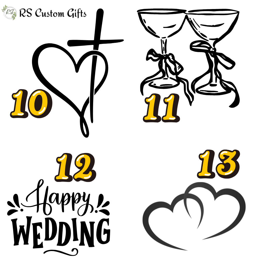 Custom Engraved - 8 oz Champagne Flutes – Wedding & Anniversary Gifts