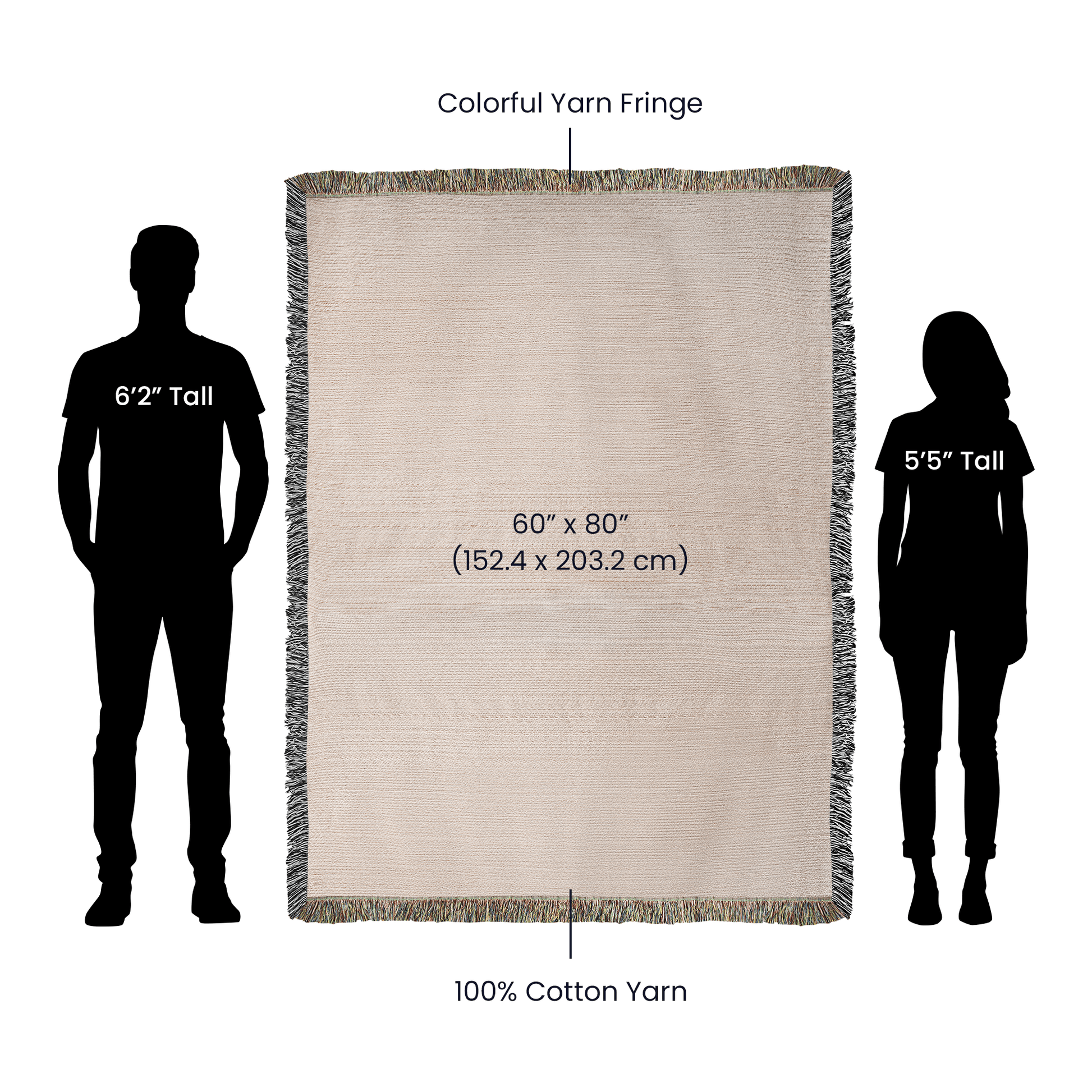 Woven Heirloom Blanket Sizes