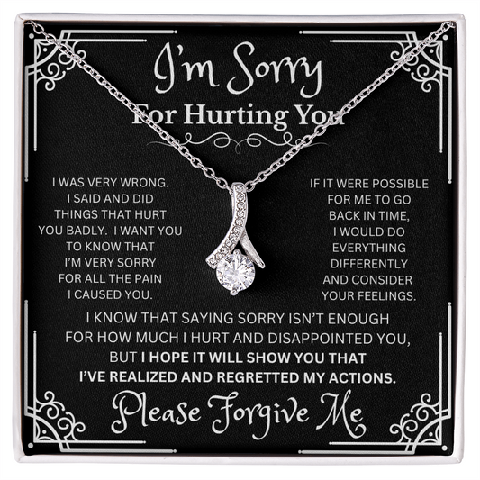 Alluring Beauty I'm Sorry For Hurting You Necklace