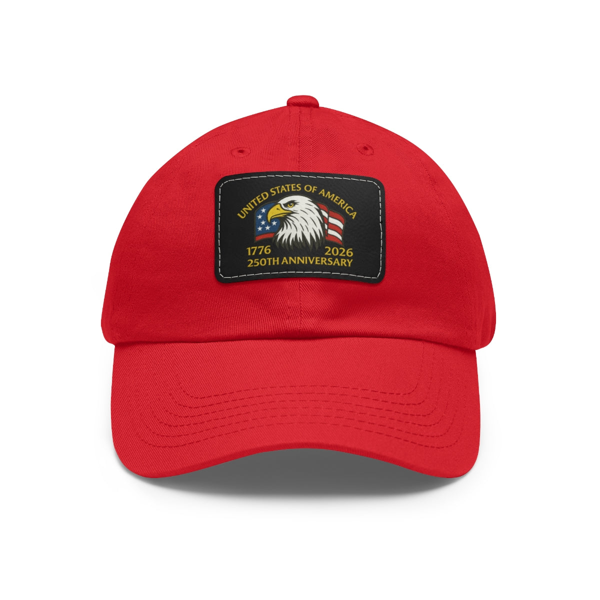 250th Anniversary Leather Patch Hat – Adjustable Chino-Twill Dad Cap